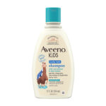 aveeno kids curly hair shampoo with oat extract & shea butter