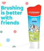 Colgate Kids Cavity Protection Toothpaste – Bubble Fruit Flavor (Bluey Edition)